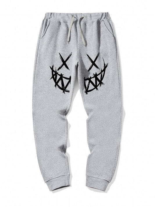 Men's Funny Print Jogger Sweatpants Casual Sport Pants