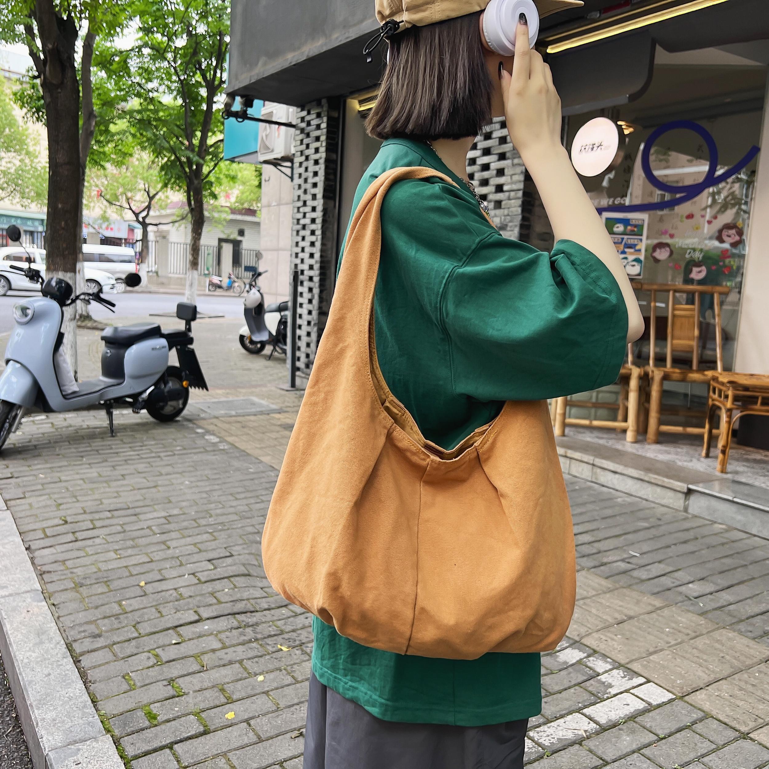 Harajuku Handbag Large Capacity Canvas Shoulder Bag