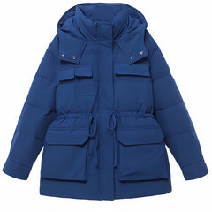 Mid Length Maillard Down Jacket Thickened Warm Winter Jacket Women's Clothing