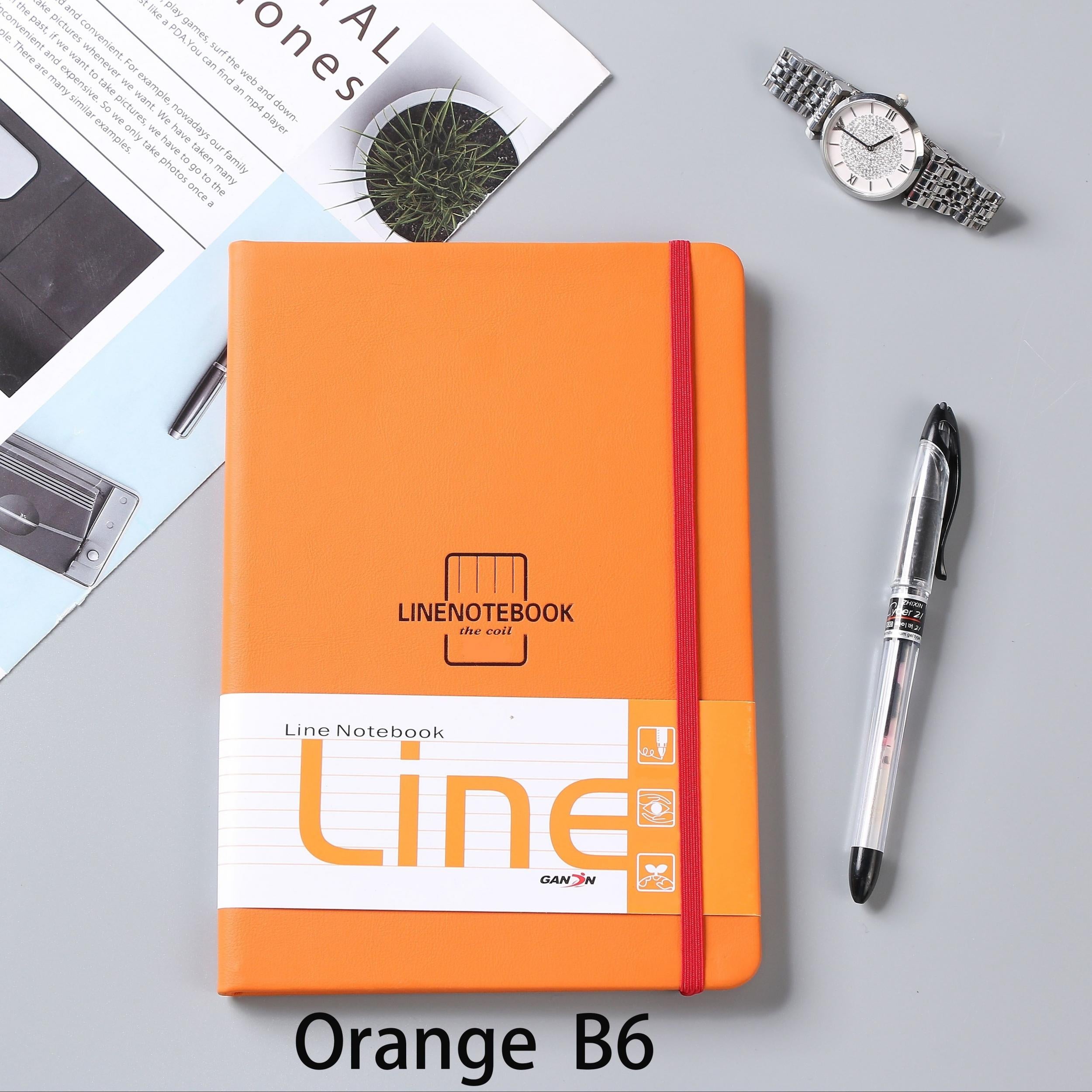 Stylish Strapped Notebook for Class Notes Journaling Business Meetings