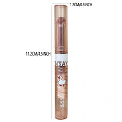 6 Color Matte Lipstick Pen with Cartoon Goose Print