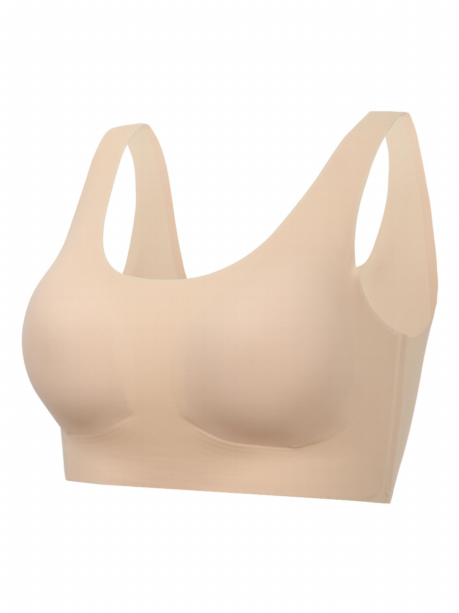 4pcs Seamless Solid Sports Bras for Women
