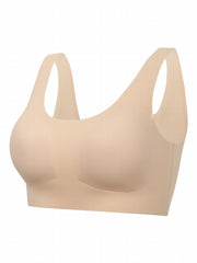 4pcs Seamless Solid Sports Bras for Women
