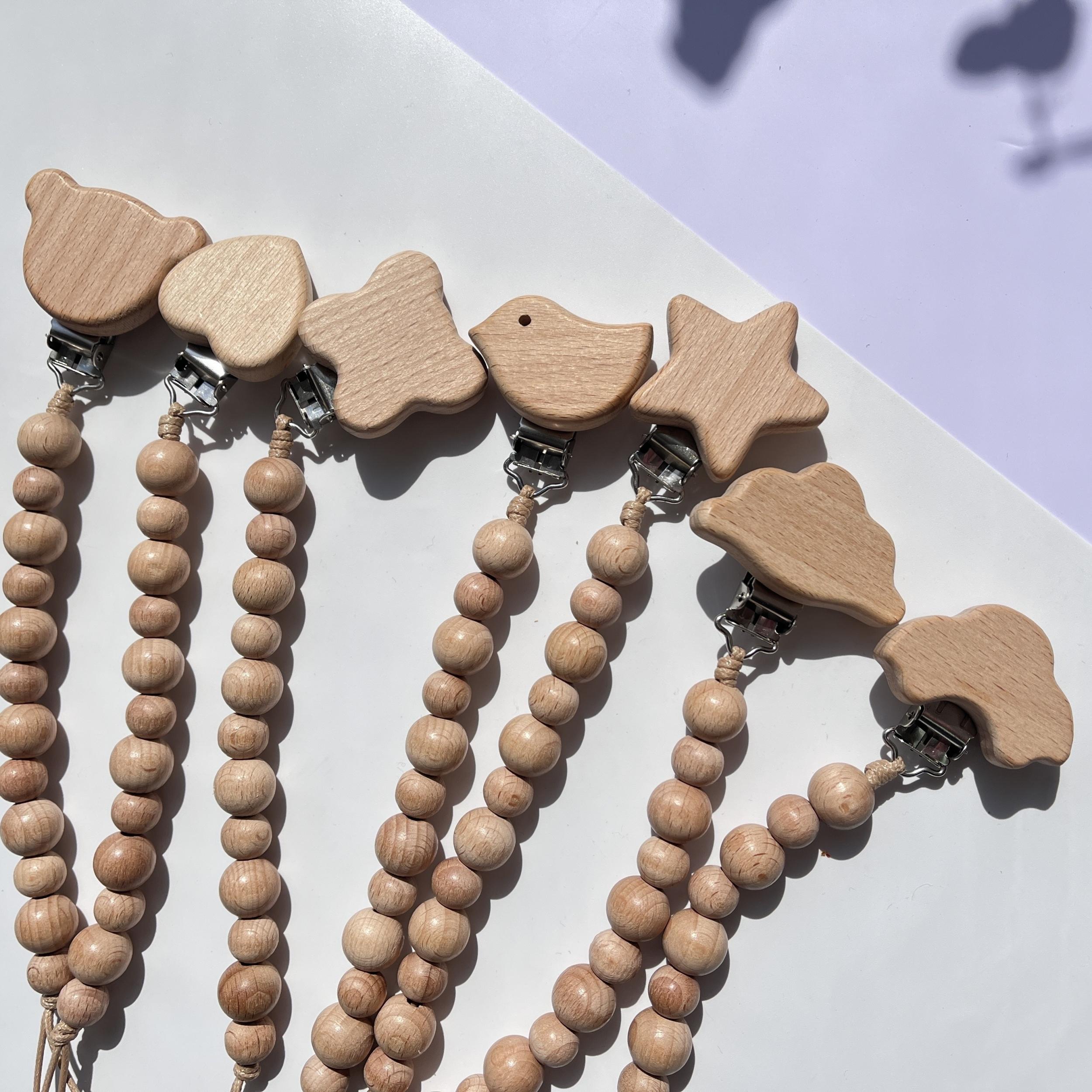 Beech Pacifier Chain Anti-drop Holder Clip