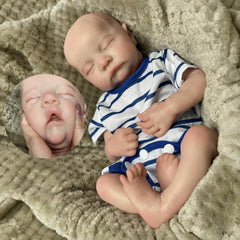 16Inch Open Mouth Levi Boy Reborn Silicone Dolls Soft Full Body