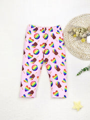 2pcs Baby Girls Cartoon Leggings Soft Ankle Pants