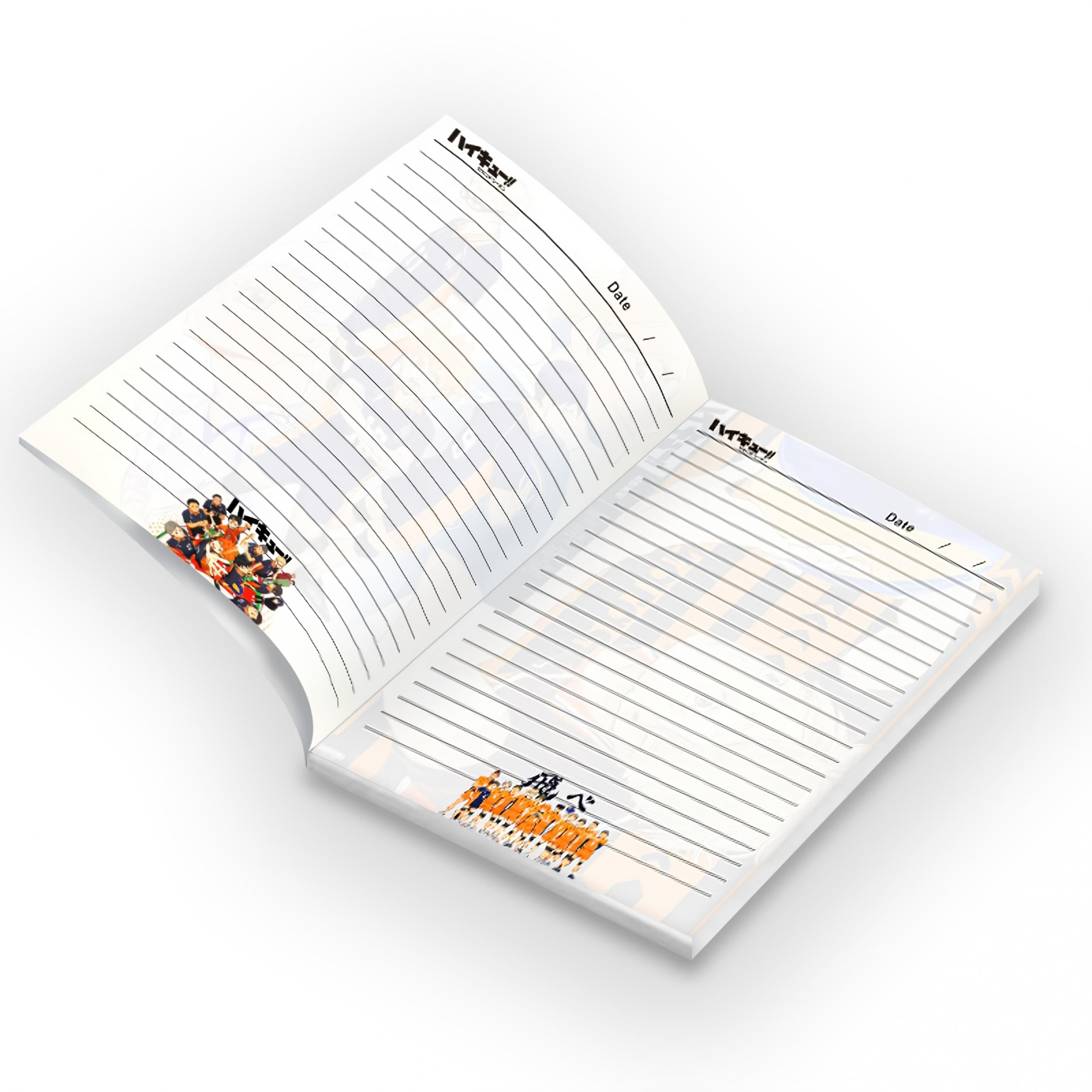Anime Character Notebook 32 Pages - Vibrant Cover