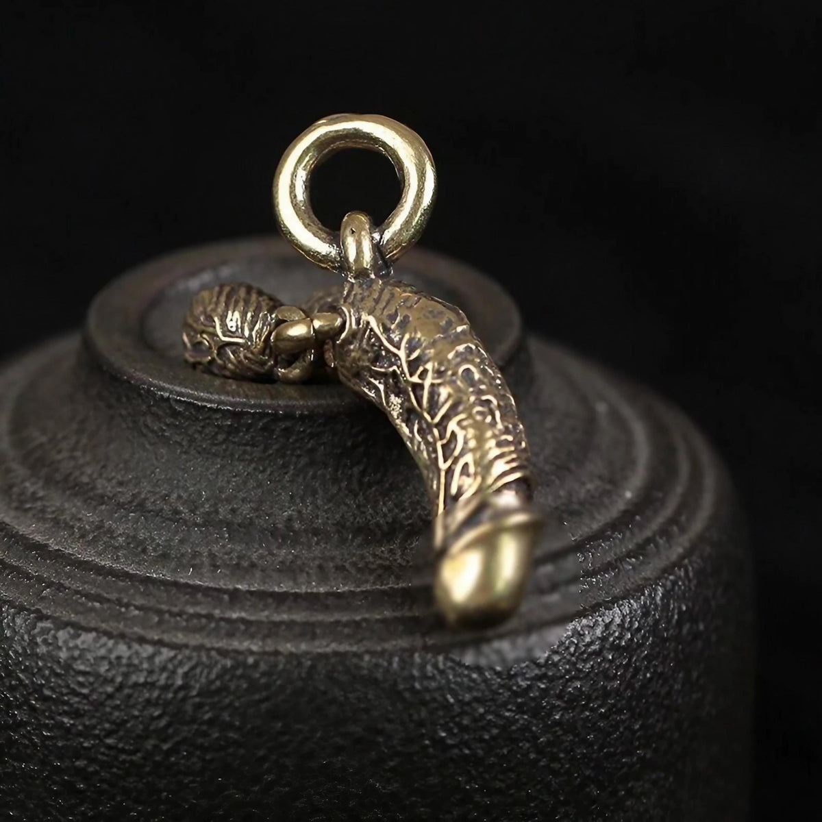 Creative Copper Key Chain Pendant Funny Bag Backpack Accessories
