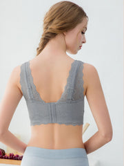 Women's Lace Wireless Push Up Bra