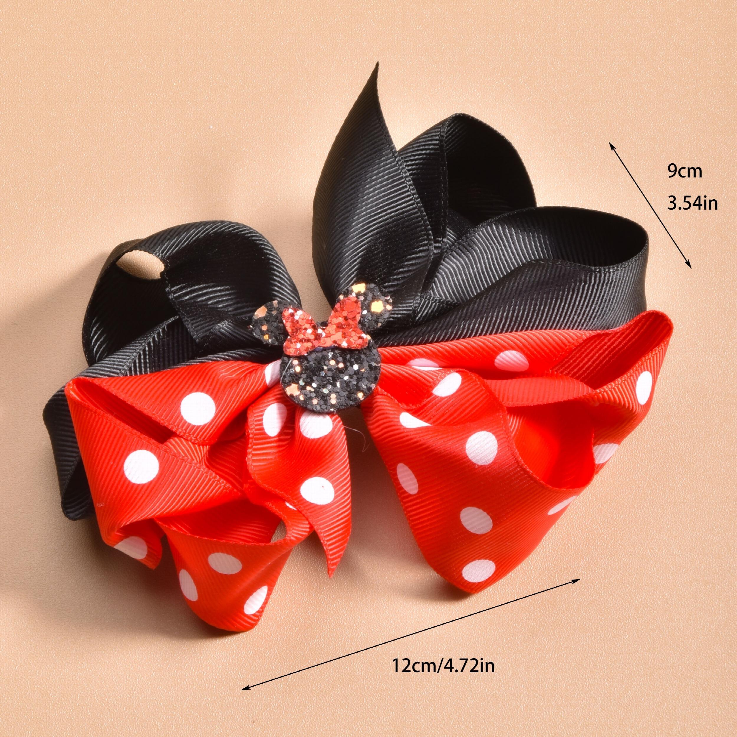 Girls Bowknot Hair Clip Ribbon Hairpin for Party School Travel