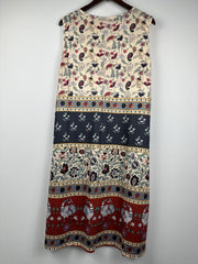  Casual Tank Dress Women's Plus Print Round Neck
