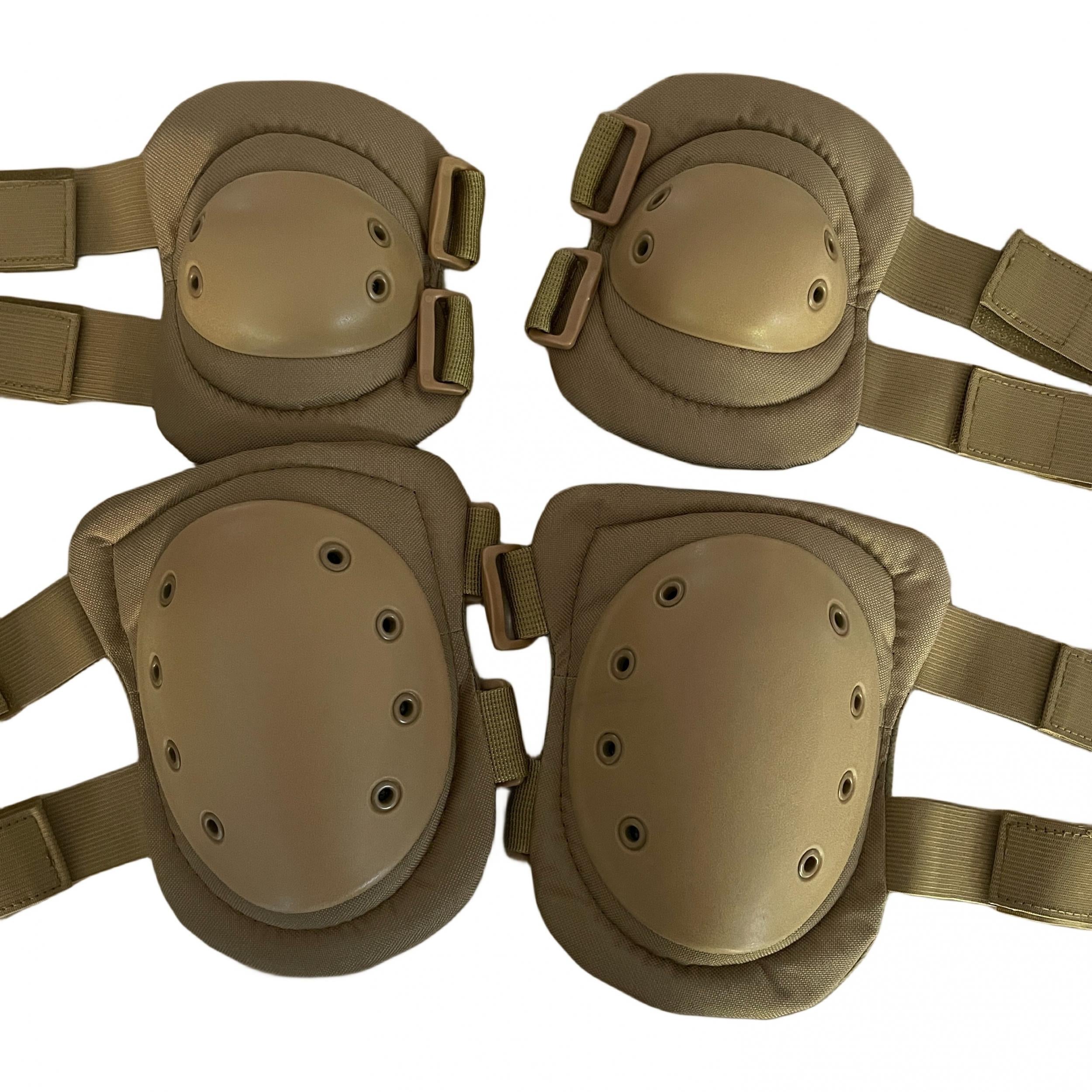 4pcs Tactical Knee & Elbow Pads for Airsoft Paintball Skate