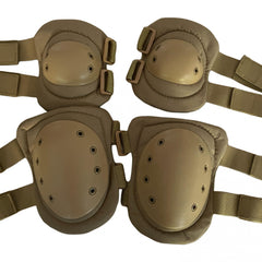 4pcs Tactical Knee & Elbow Pads for Airsoft Paintball Skate