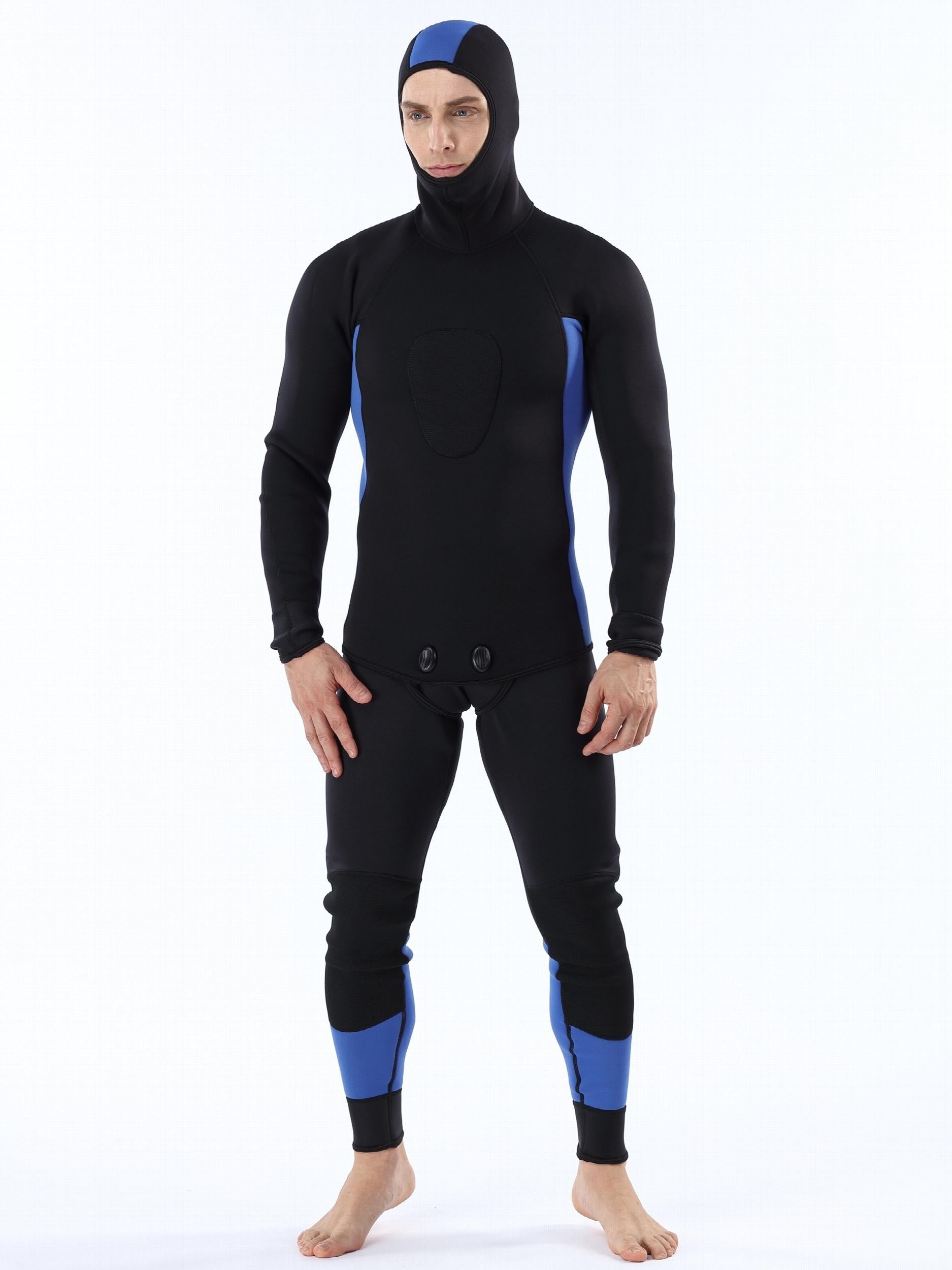 Men's 3mm Neoprene Hoodie 2 Piece Diving Suit