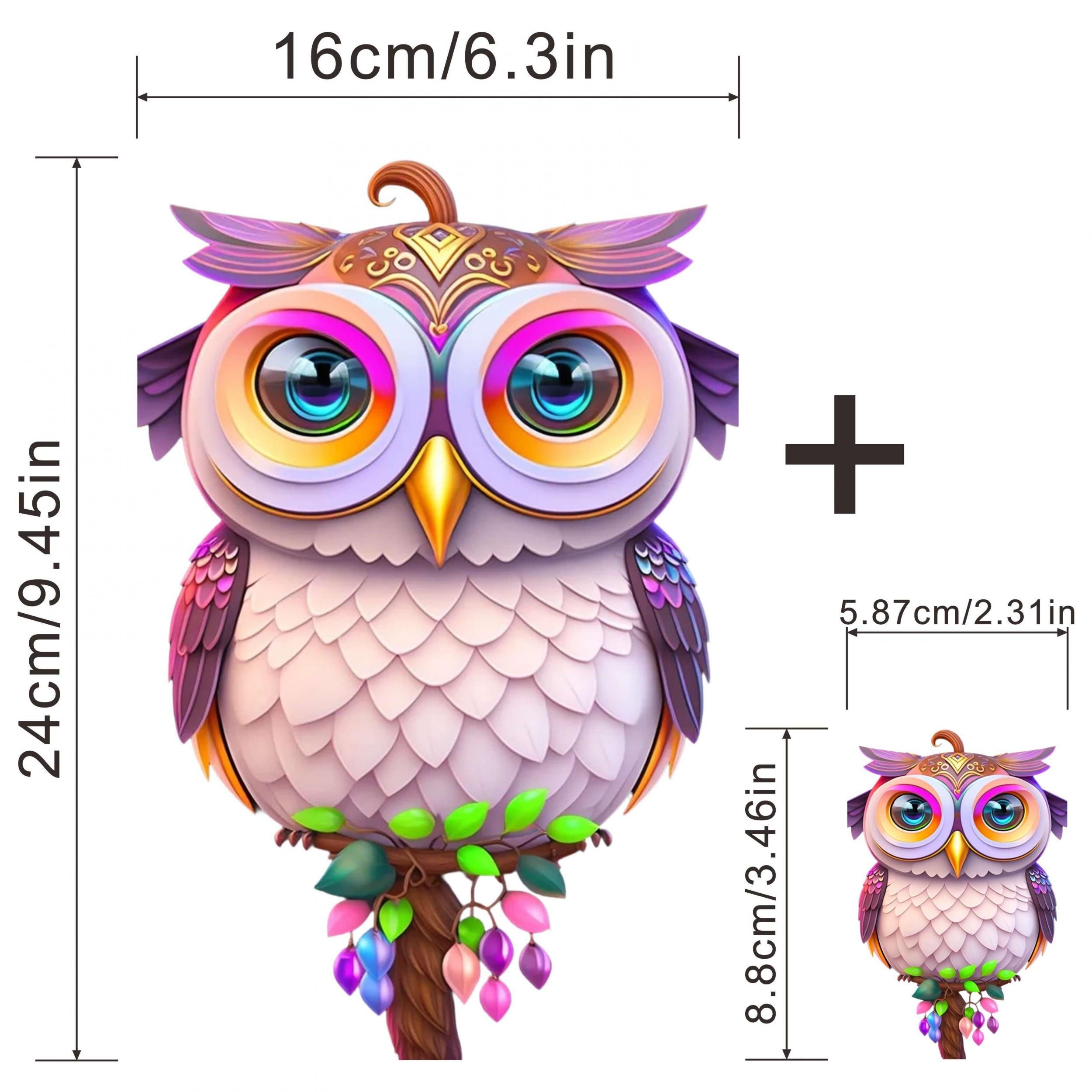 Men's Owl DIY Thermal Patches Heat Transfer Vinyl Film