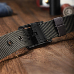 Adjustable Cut Pin Buckle Leather Belt All match Casual Jeans Belt