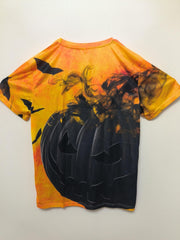 Evil Pumpkin Graphic Men's T-shirt for Halloween