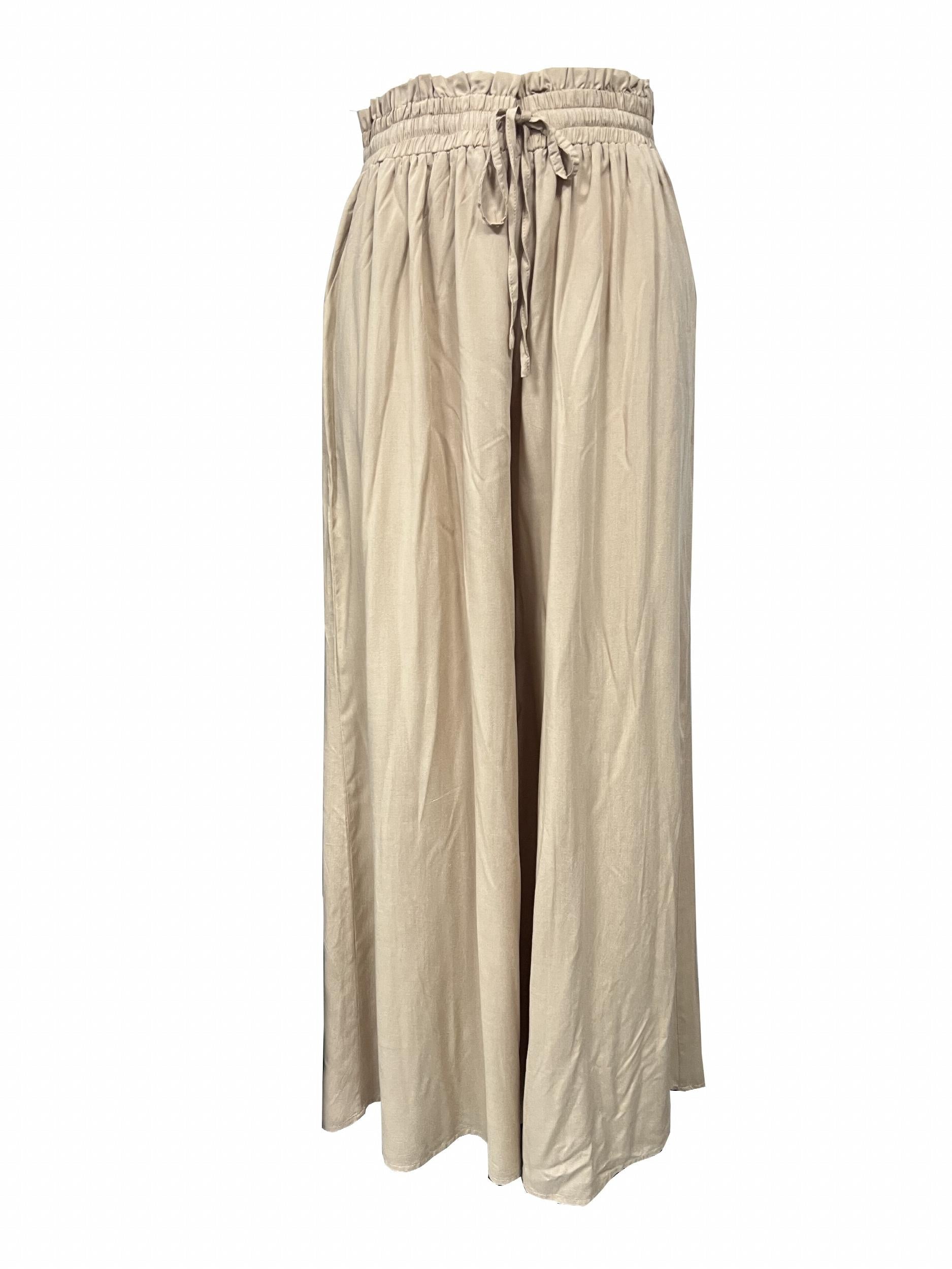  Wide Leg Pants Paperbag Waist