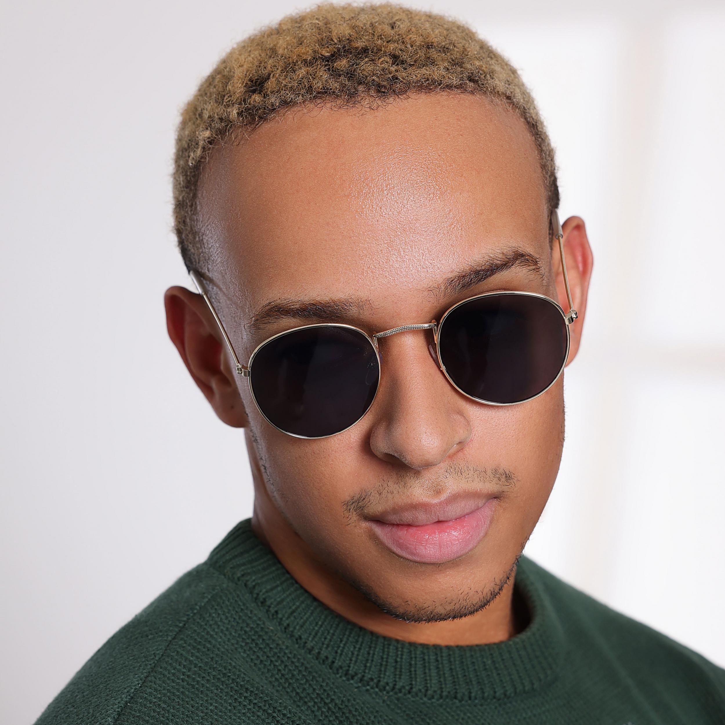 LeonLion Retro Round Sunglasses Vintage Style Men Women Small Glasses