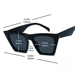 Y2K Cat Eye Sunglasses Jelly Gradient UV400