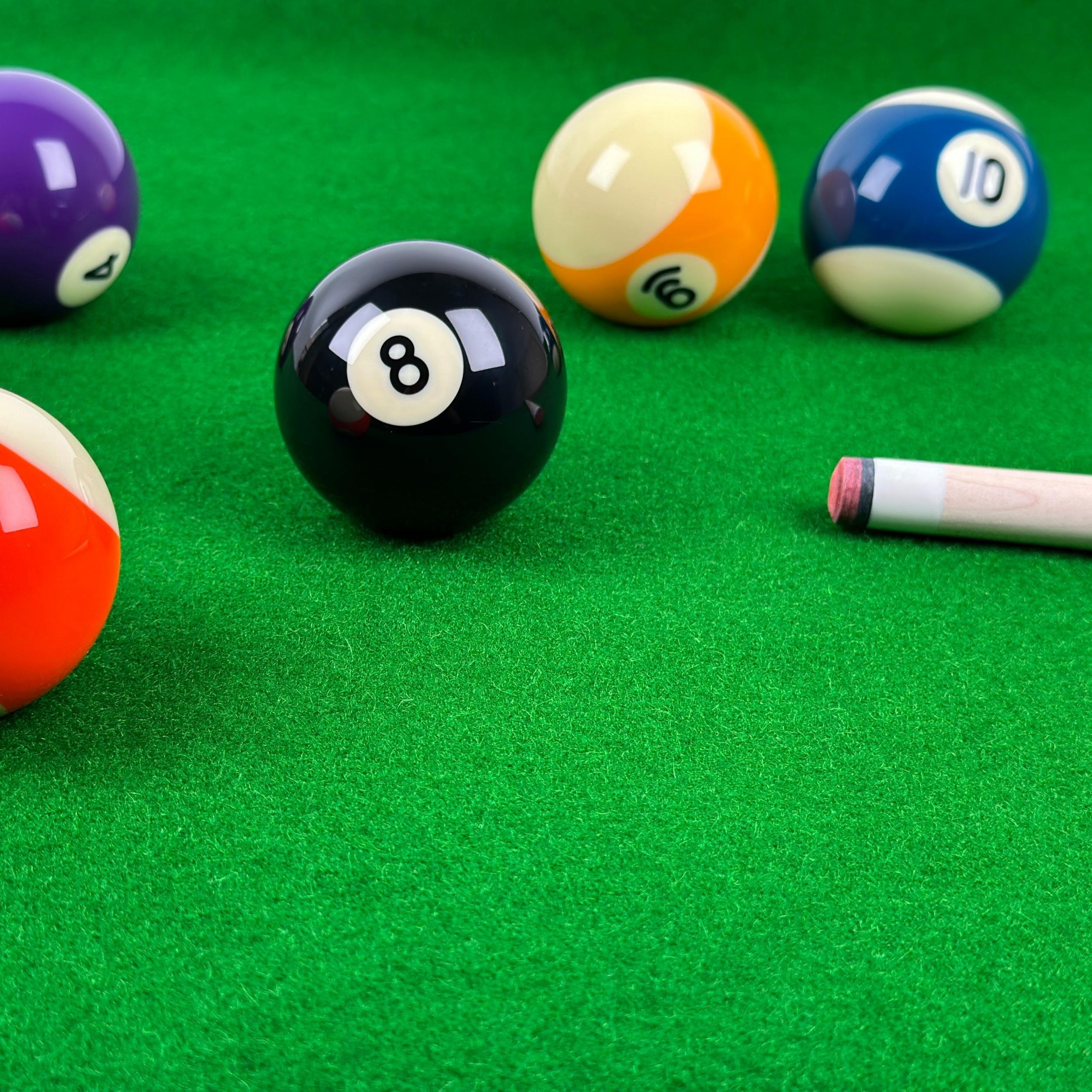 8 Ball Billiard Ball Replacement Standard Size 2 1 4