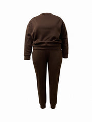  Long Sleeve Sweatshirt & Sweatpants Outfits Two Piece Set