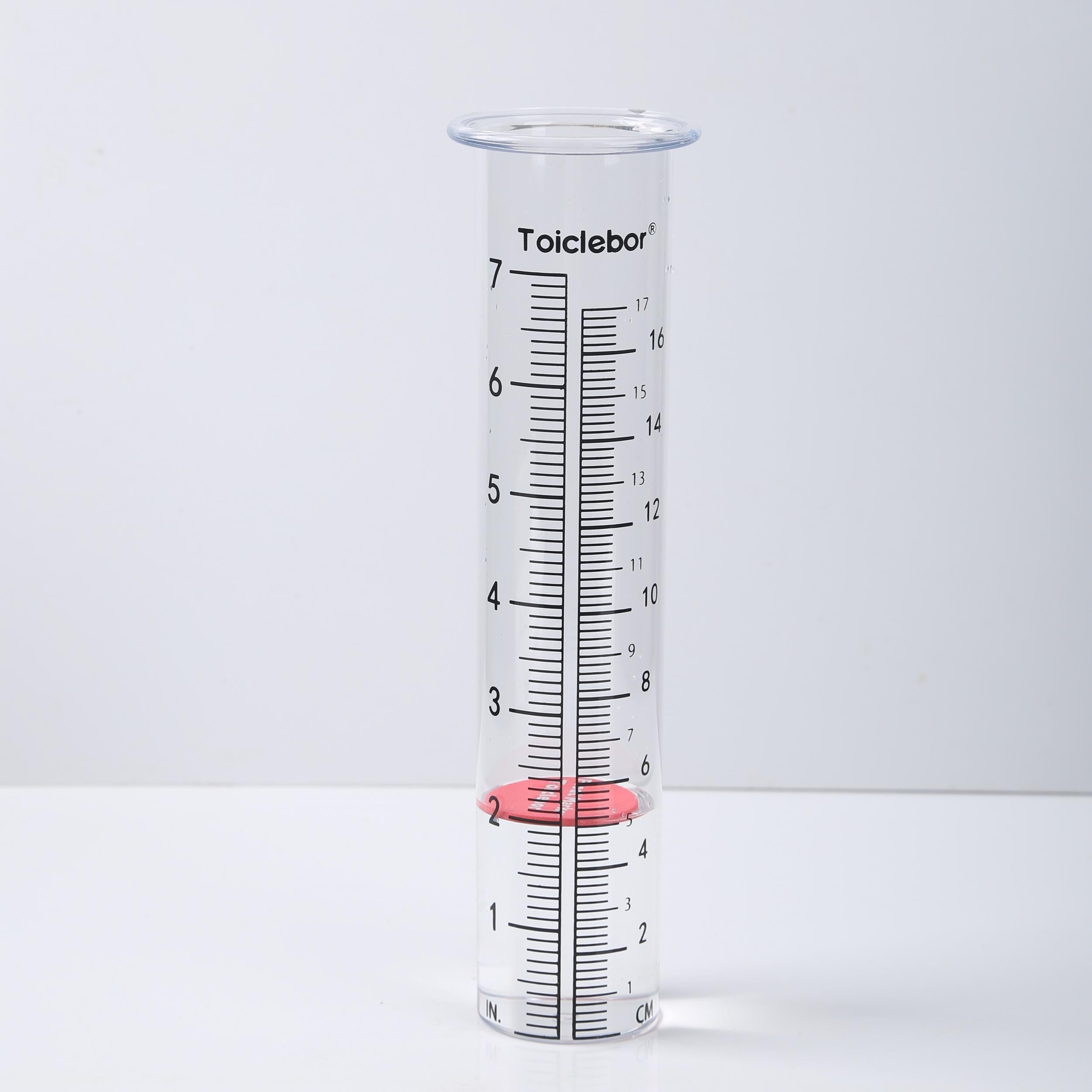 Rain Gauge Replacement Tube Plastic 17 Capacity