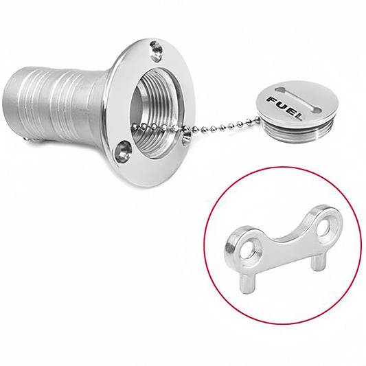 2pcs SS316 Water Fuel Tank Key Deck Fill Spare Key