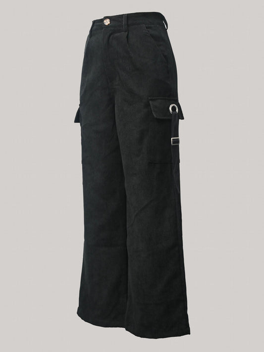 Wide Leg Cargo Pants Casual Outdoor Sports Women's Athleisure