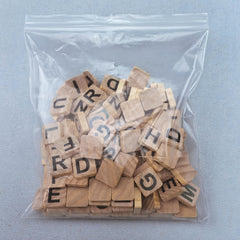 144pcs Wooden Alphabet Blocks DIY Spelling & Letter Recognition Educational Set