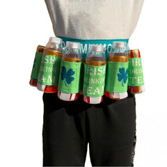 Portable Beverage Holder with Creative Print, Party Accessory
