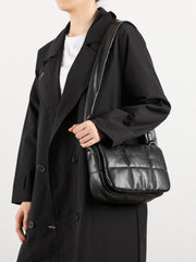 Padded Pillow Shoulder Bag Quilted Crossbody Messenger Bag