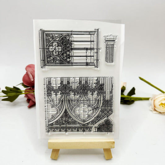 House Pattern Transparent Silicone Stamp For DIY