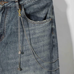 Men's Earphone Necklace Trousers Chain Belt