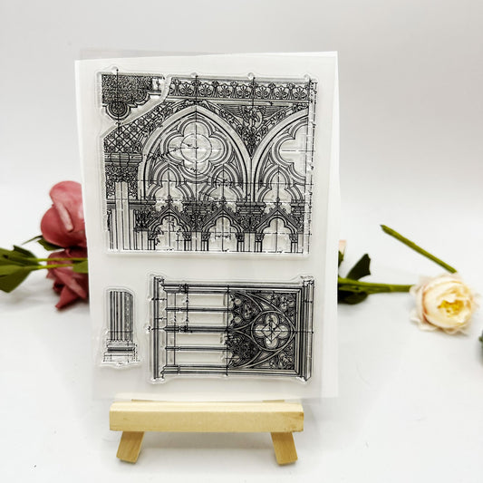House Pattern Transparent Silicone Stamp For DIY