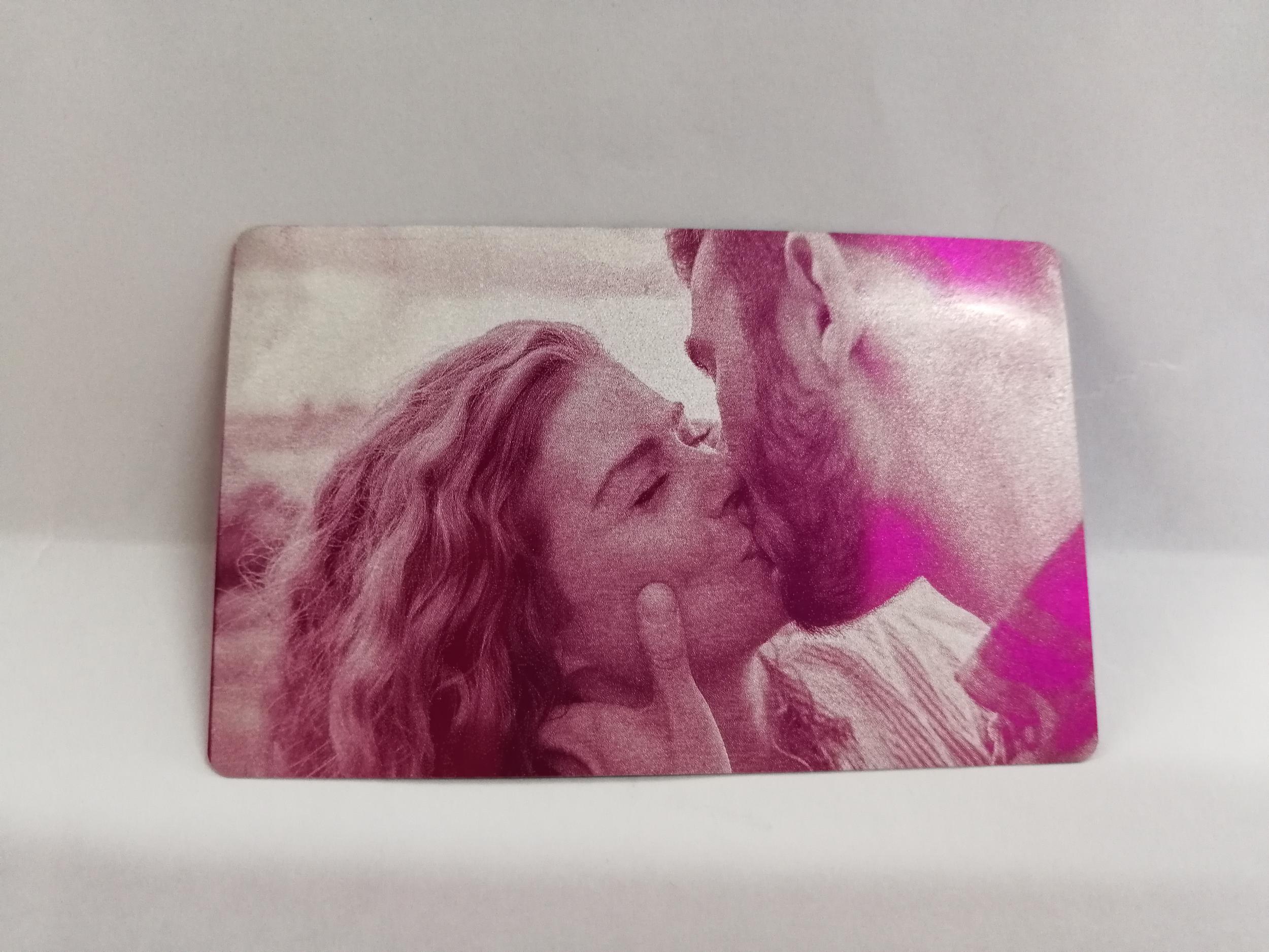 Engraved Wallet Insert Mini Love Note for Boyfriend - Permanent Engraving
