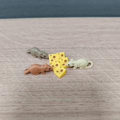 Mouse Cheese Building Blocks Halloween Gift