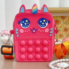 Girls Unicorn Coin Purse Crossbody Bag Gift Kids Accessories
