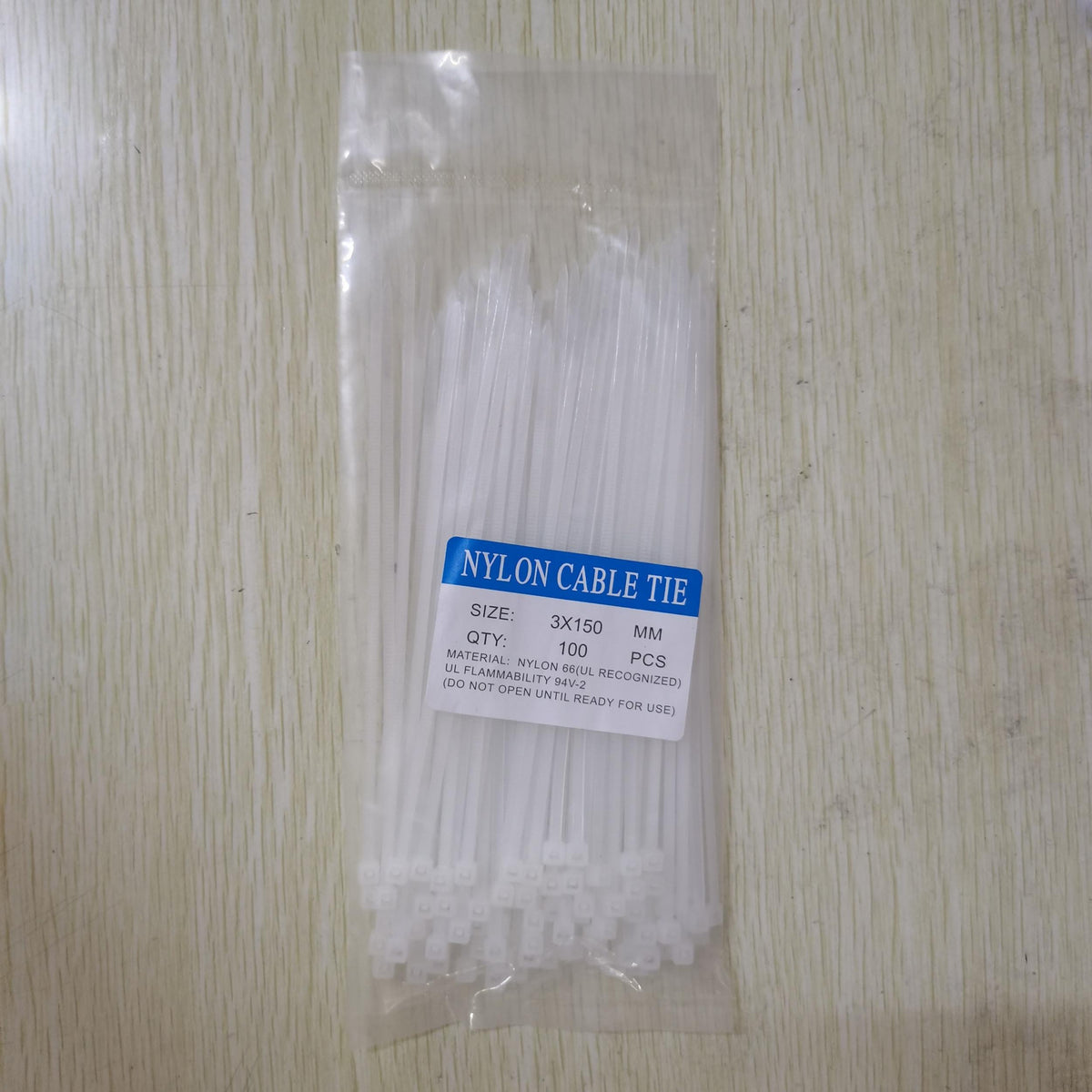 100pcs 2.49 15.01 cm Nylon Strap Self-locking Cable Tie