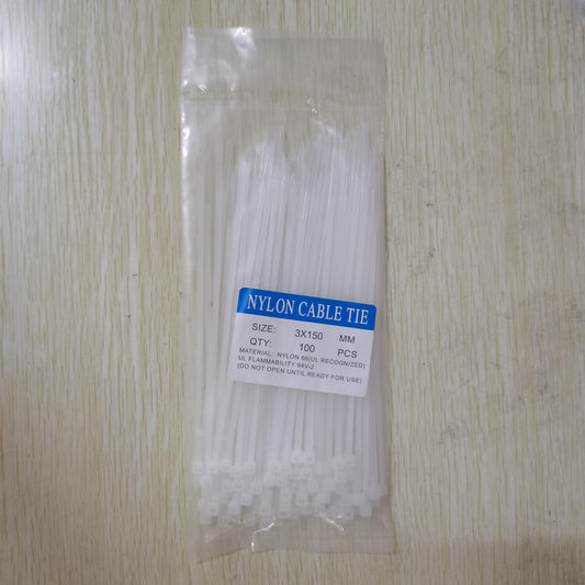100pcs 2.49 15.01 cm Nylon Strap Self-locking Cable Tie