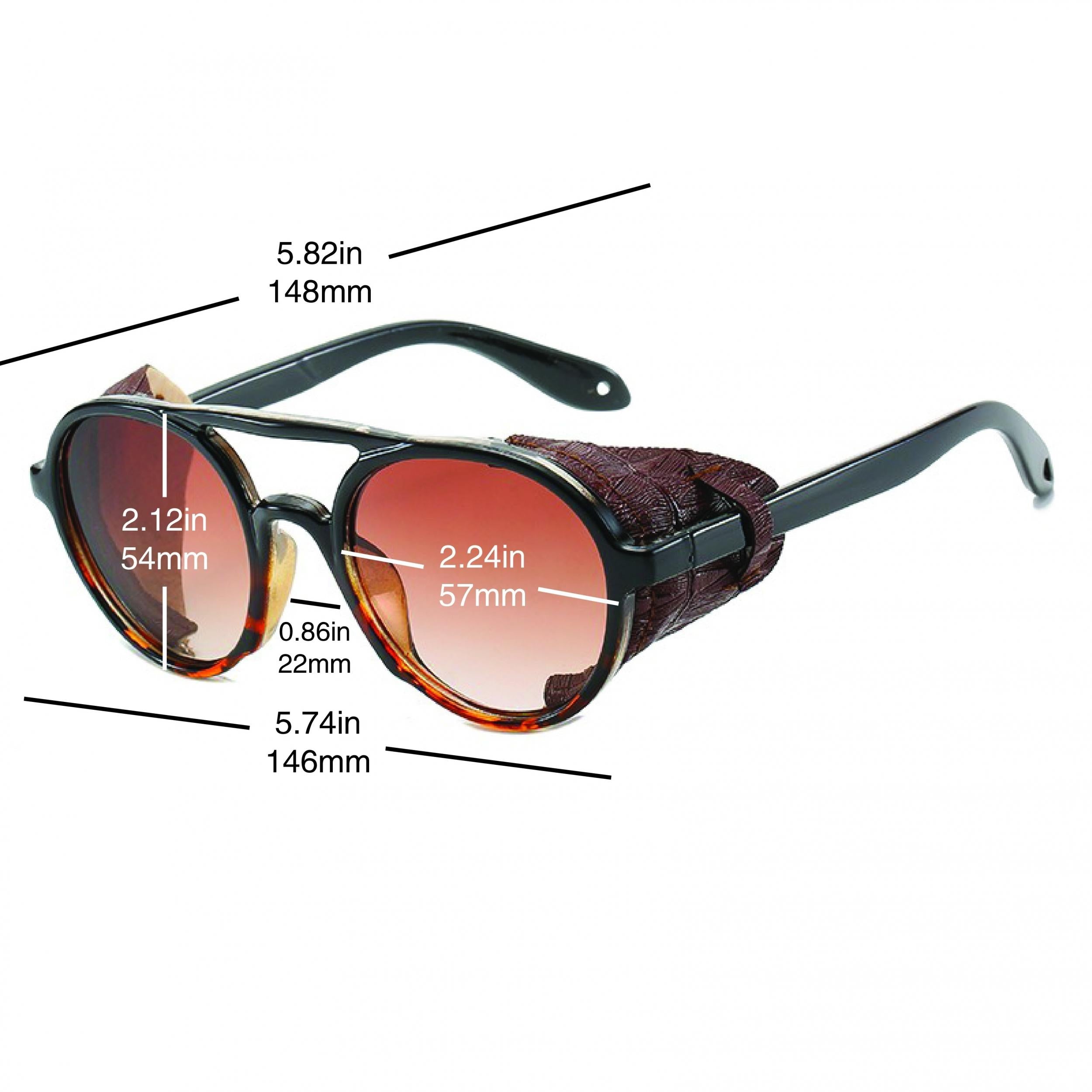 Retro Steampunk Gradient Sunglasses UV400
