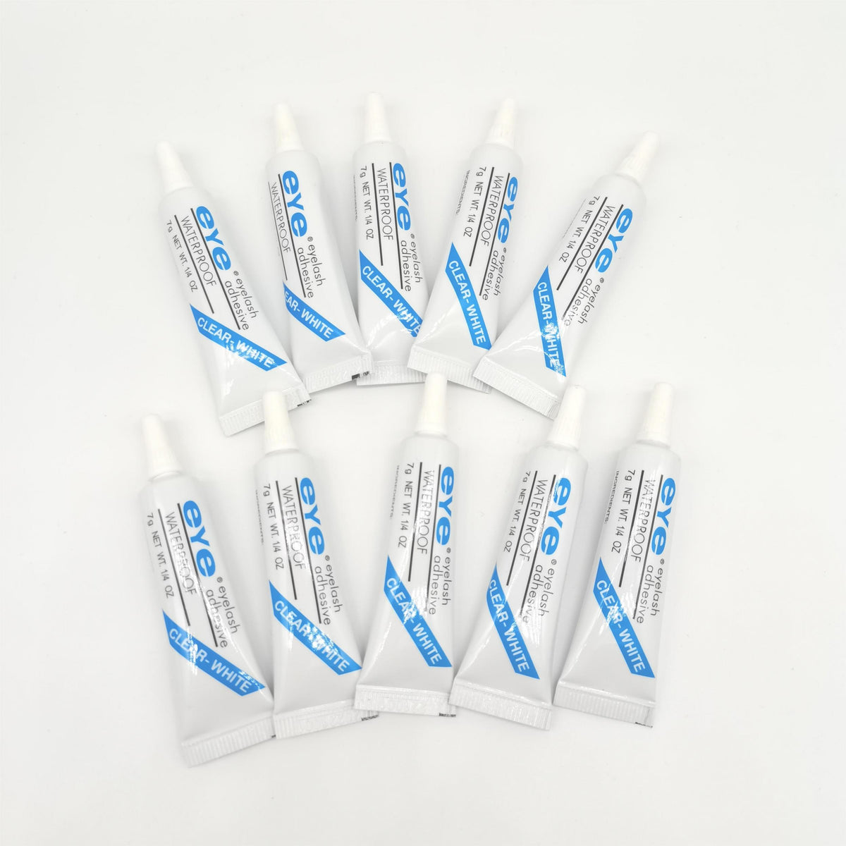 10pcs Waterproof False Eyelashes Adhesive Clear 7g