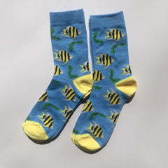 Cute Animal Print Socks for Women, Comfy Mid Tube Stockings