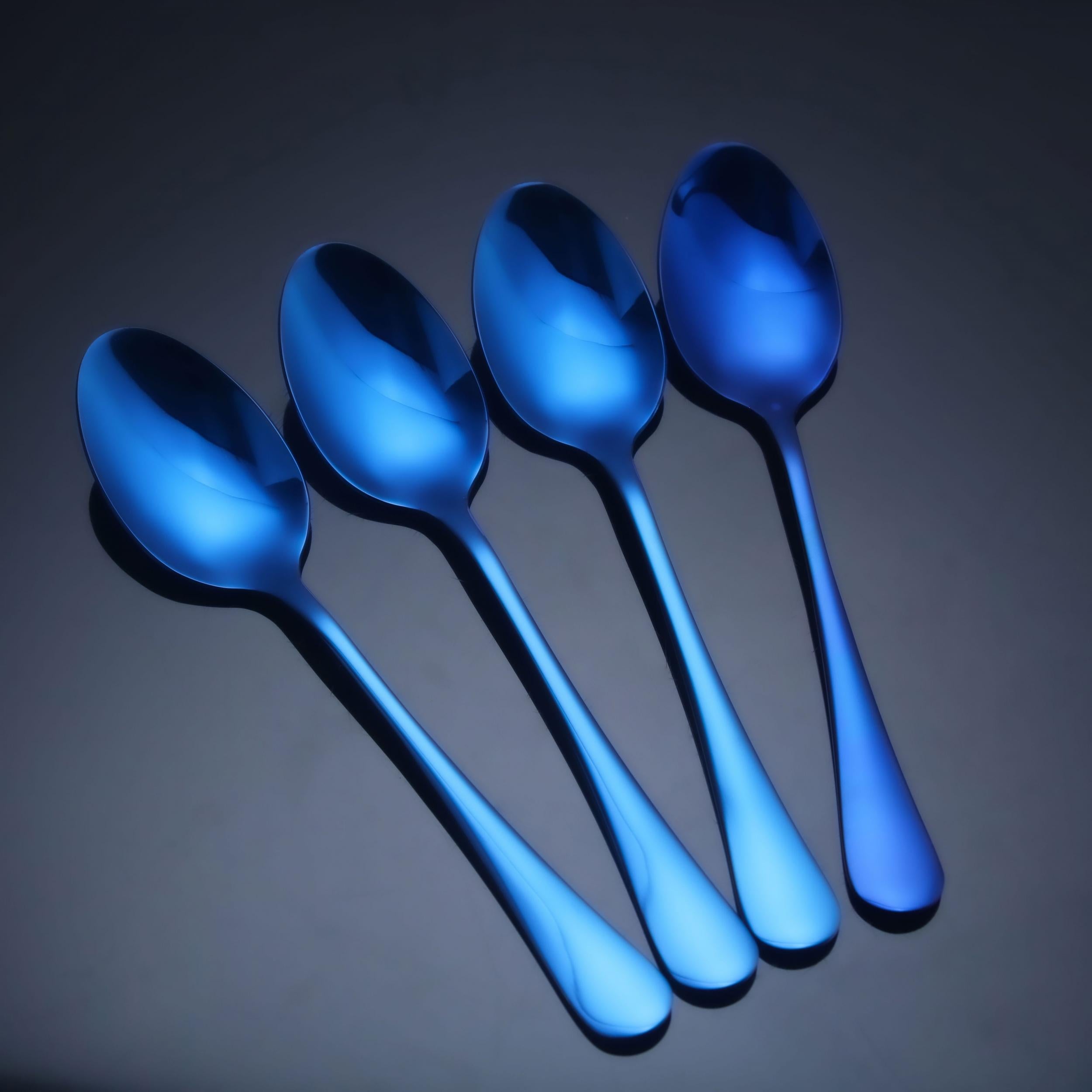 4pcs Stainless Steel Forks Spoons Set for Restaurants Hotels Gatherings