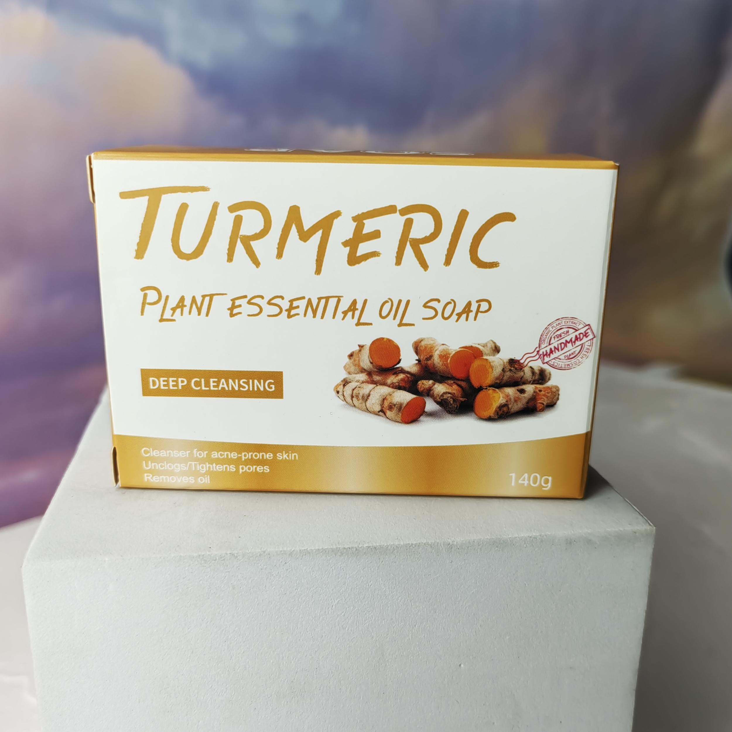 100g Turmeric Exfoliating Facial Soap for Acne Spots Blackheads