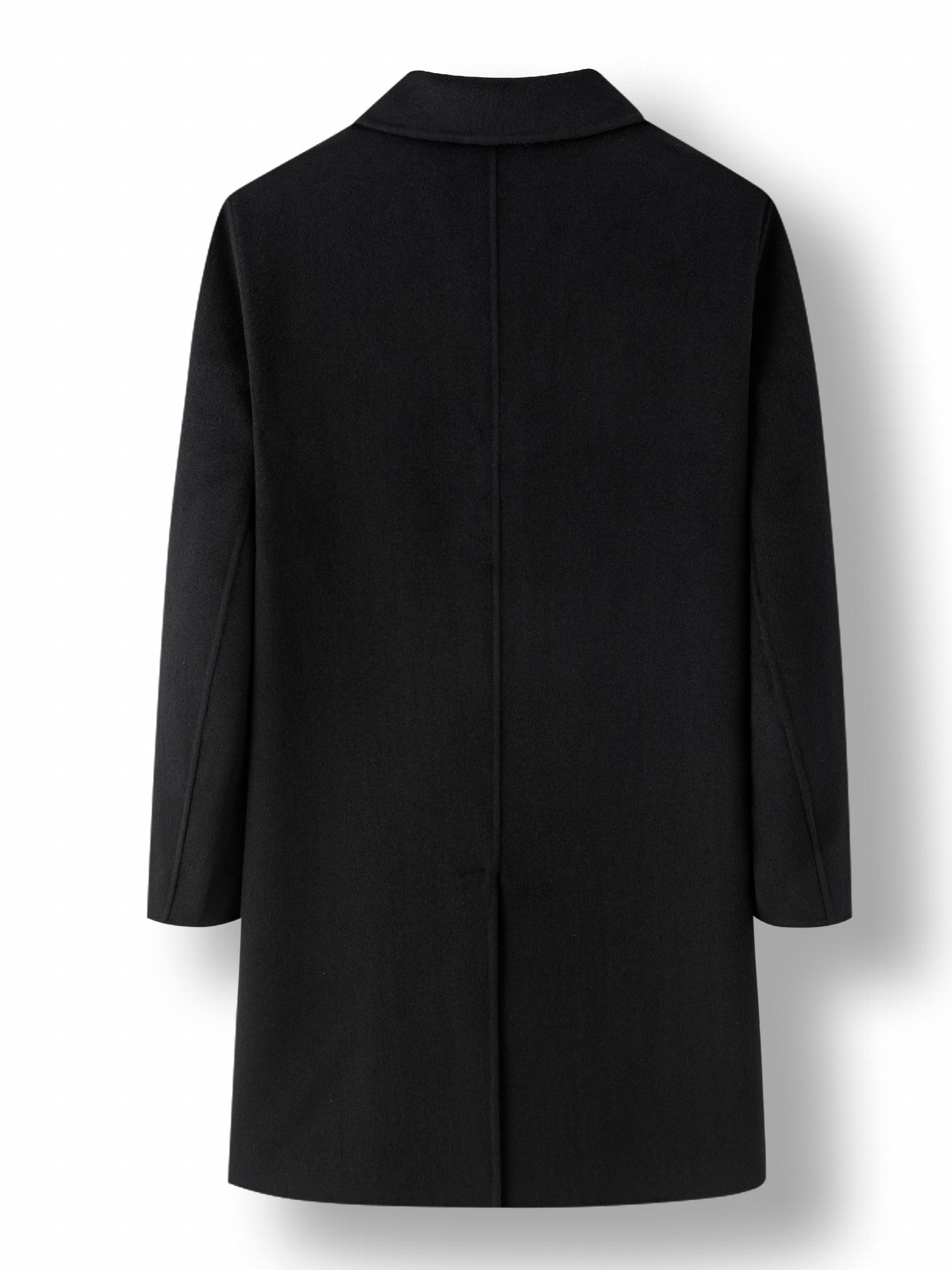 Men's Wool Blend Coat Fall Winter Overcoat