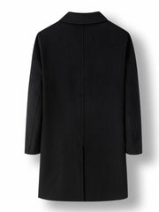 Men's Wool Blend Coat Fall Winter Overcoat