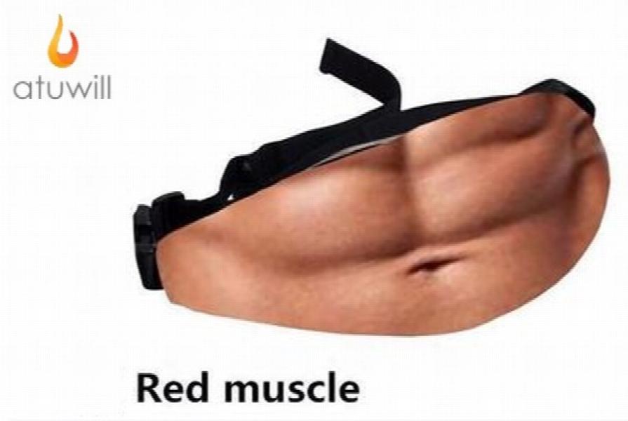 Atuwill Dad Bod Bag Dadbod Bags Funny Waist Bag Flesh