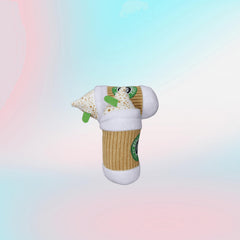 Dog Spice Latte Plush Toy 16.5in
