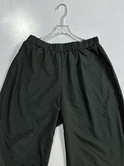  Wide Leg Trousers High Rise Elastic Waist